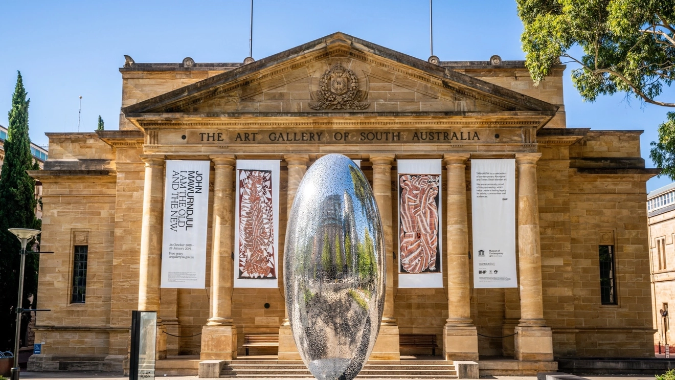Exterior view of Gallery of South Australia, Adelaide.