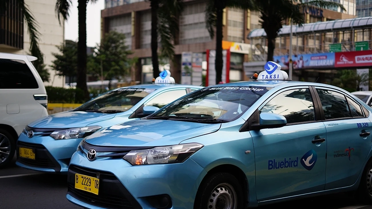 A Bluebird Taxi