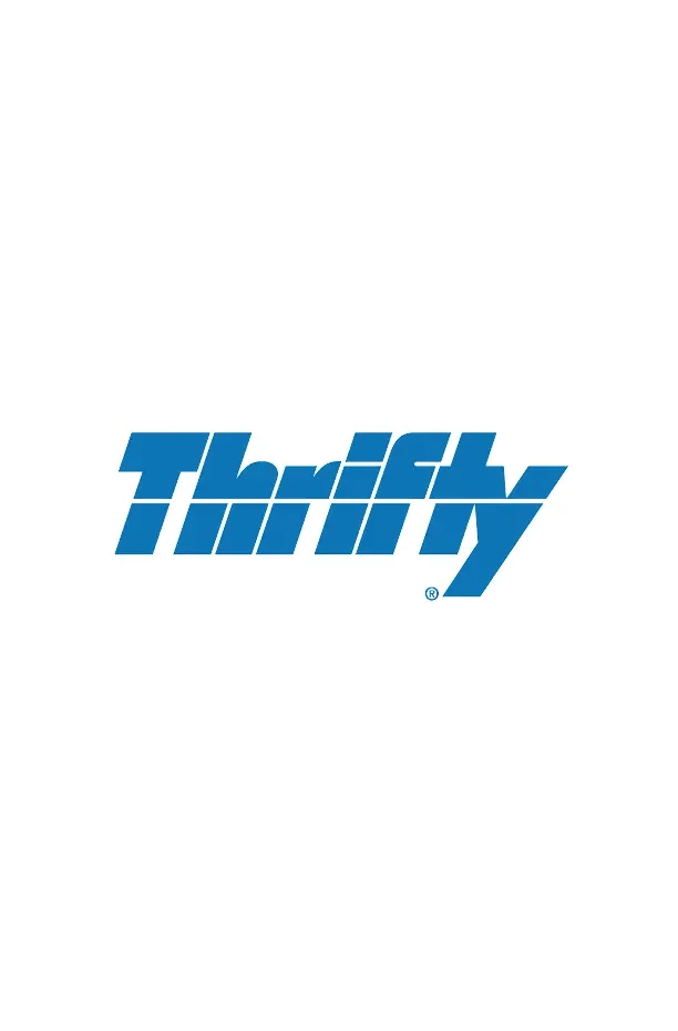 Logo of car-hire company Thrifty