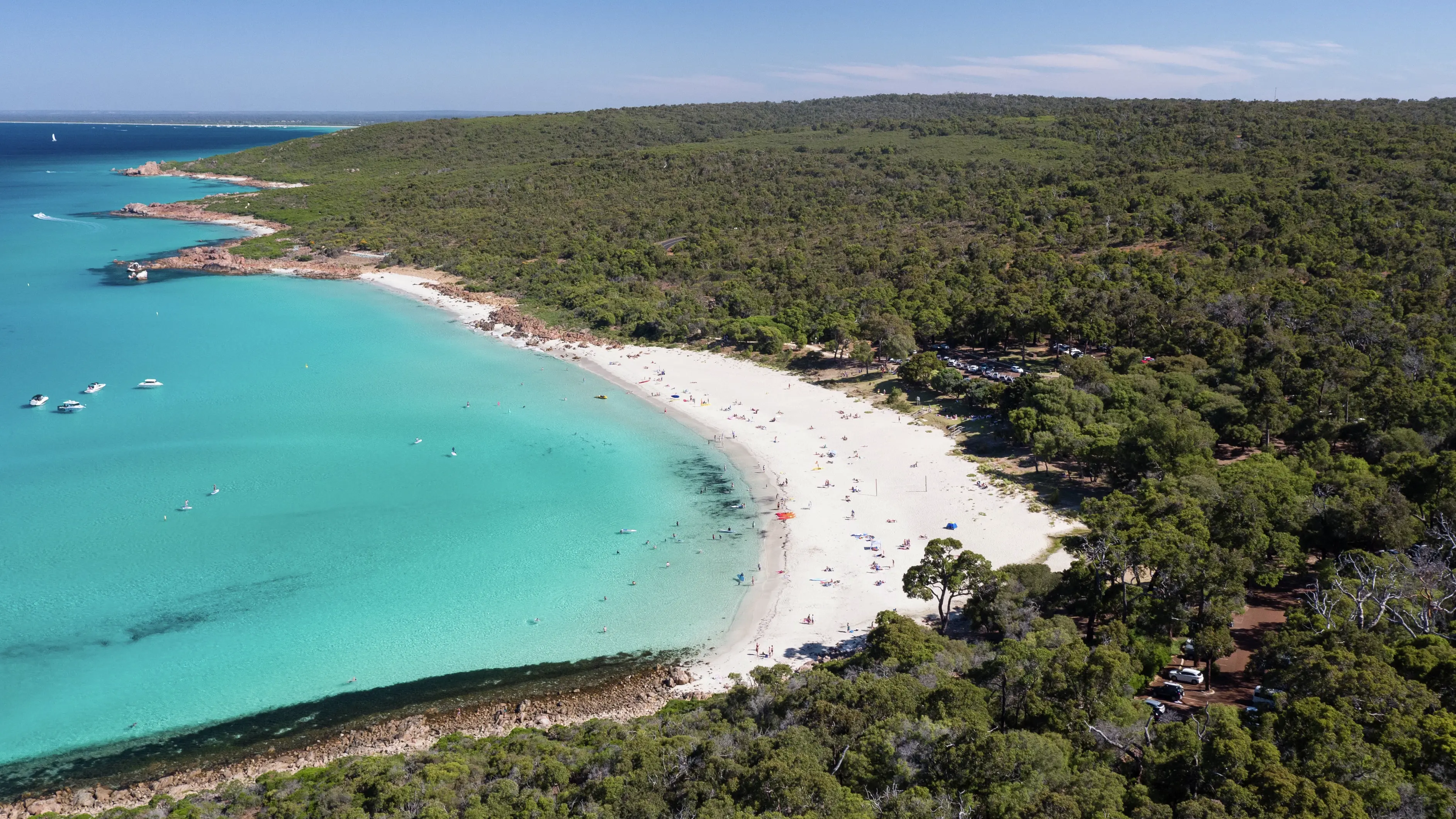 Meelup Beach, near Dunsborough, Margaret River region, WA. Image credit: Tourism Australia