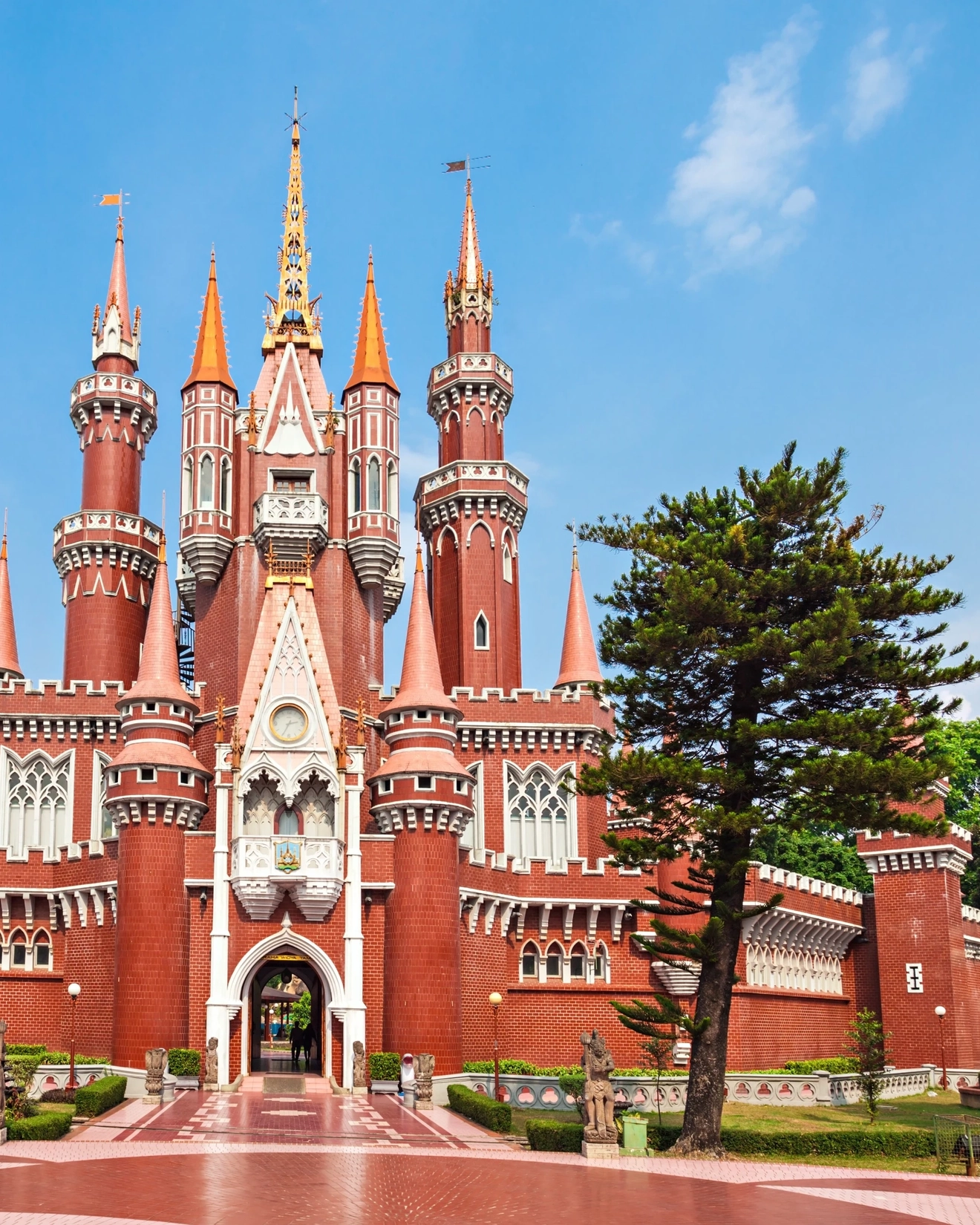 Replica castle at Jakarta’s Taman Mini Indonesia Indah. Image credit: stock.adobe.com/saiko3p