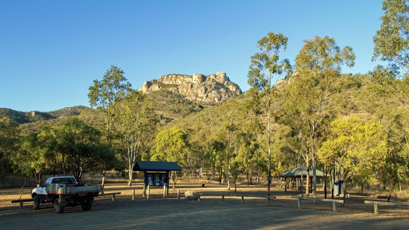 The summit of Mount Walsh surrounded by bushland in the Fraser Coast hinterland. Image credit: Shutterstock