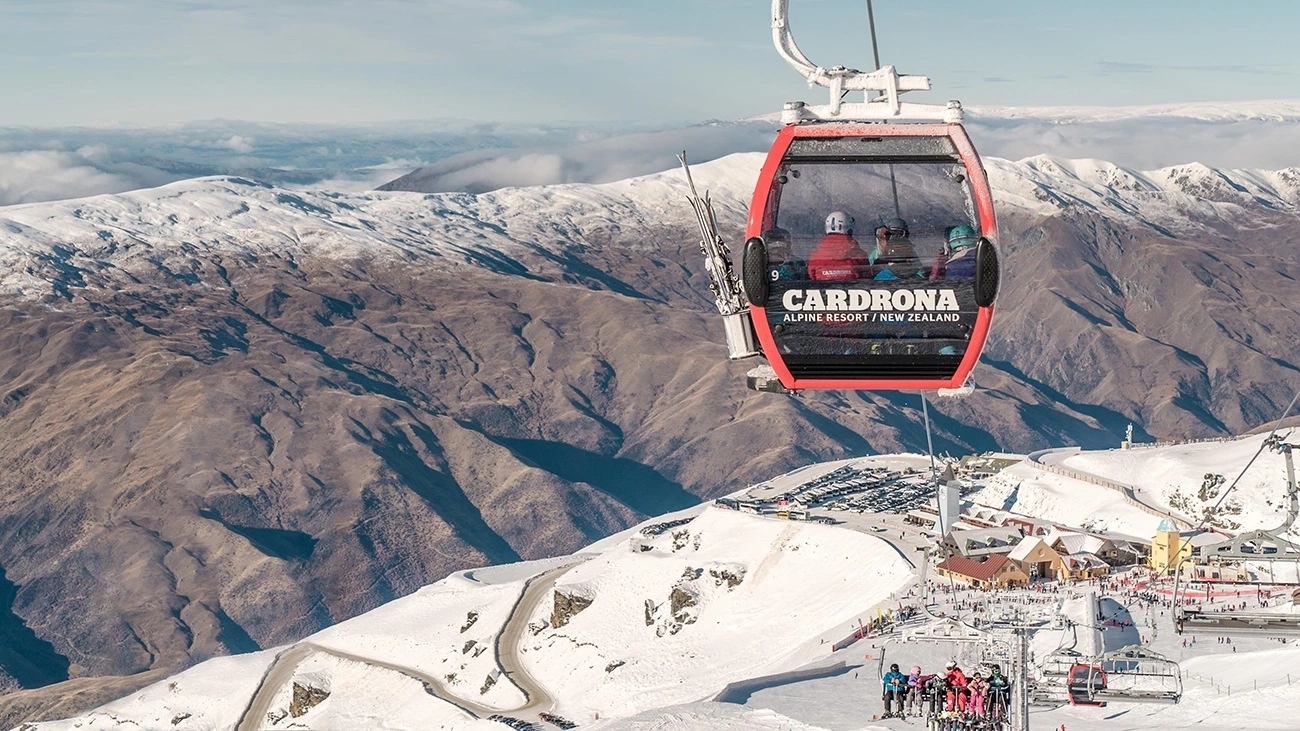 The picturesque Cardrona Alpine Resort is ideal for beginners and families.​